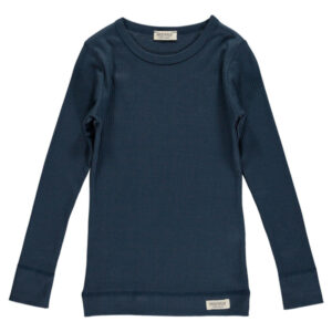 Longsleeve Modal - Plain Tee blauw NOOS