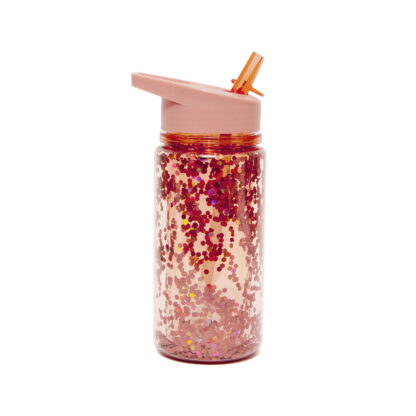 Drinkfles Glitter - Peach Blossom