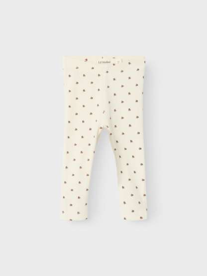 Lil Atelier Slim Legging Lago Kye - Turtledove Ladybug