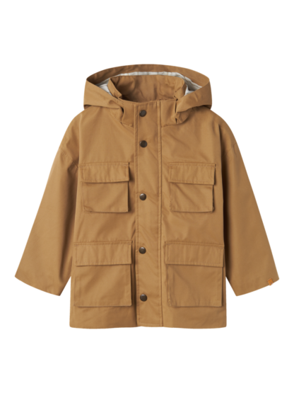 Lil Atelier Godo Long Loose Jacket - Jas Petrified Oak - Afbeelding 2