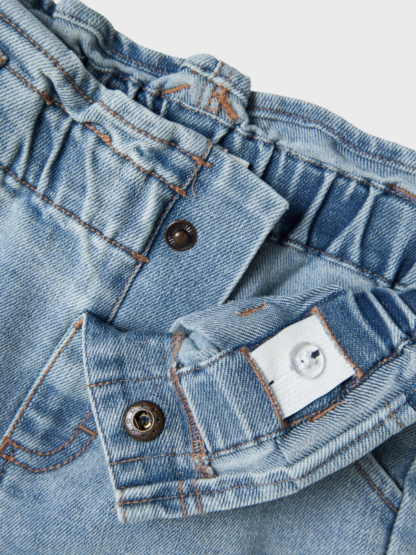 Lil Atelier Darlee Denim Skirt 2060 - Medium Blue - Afbeelding 3
