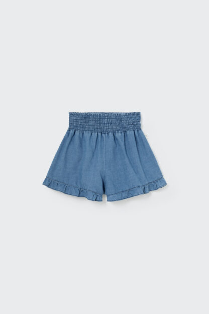 Cozmo Anais Twill Denim Short - Blue - Afbeelding 2
