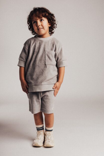 Baje Torres Badstof Short - Grey Elephant
