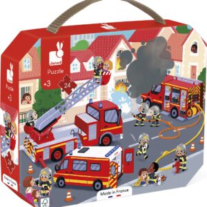 Janod Puzzel 24 stukjes - Brandweer 3+