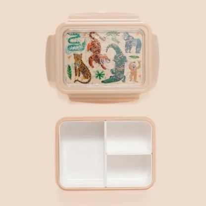 Petit Monkey Lunchbox Glitter Stars - Animals - Afbeelding 2