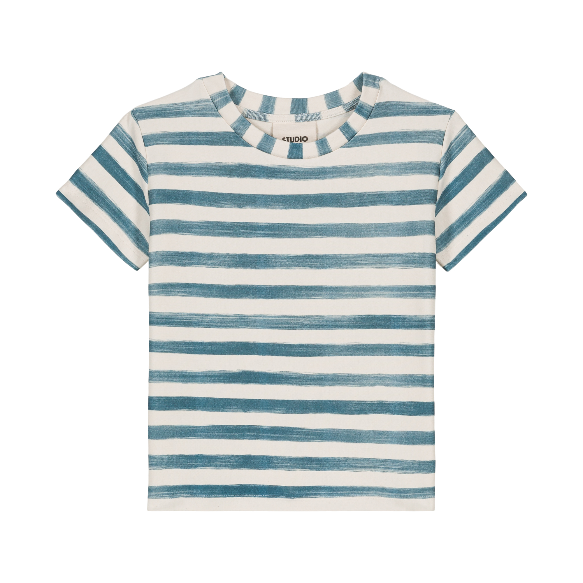 studio boheme t shirt jersey stripes greek blue