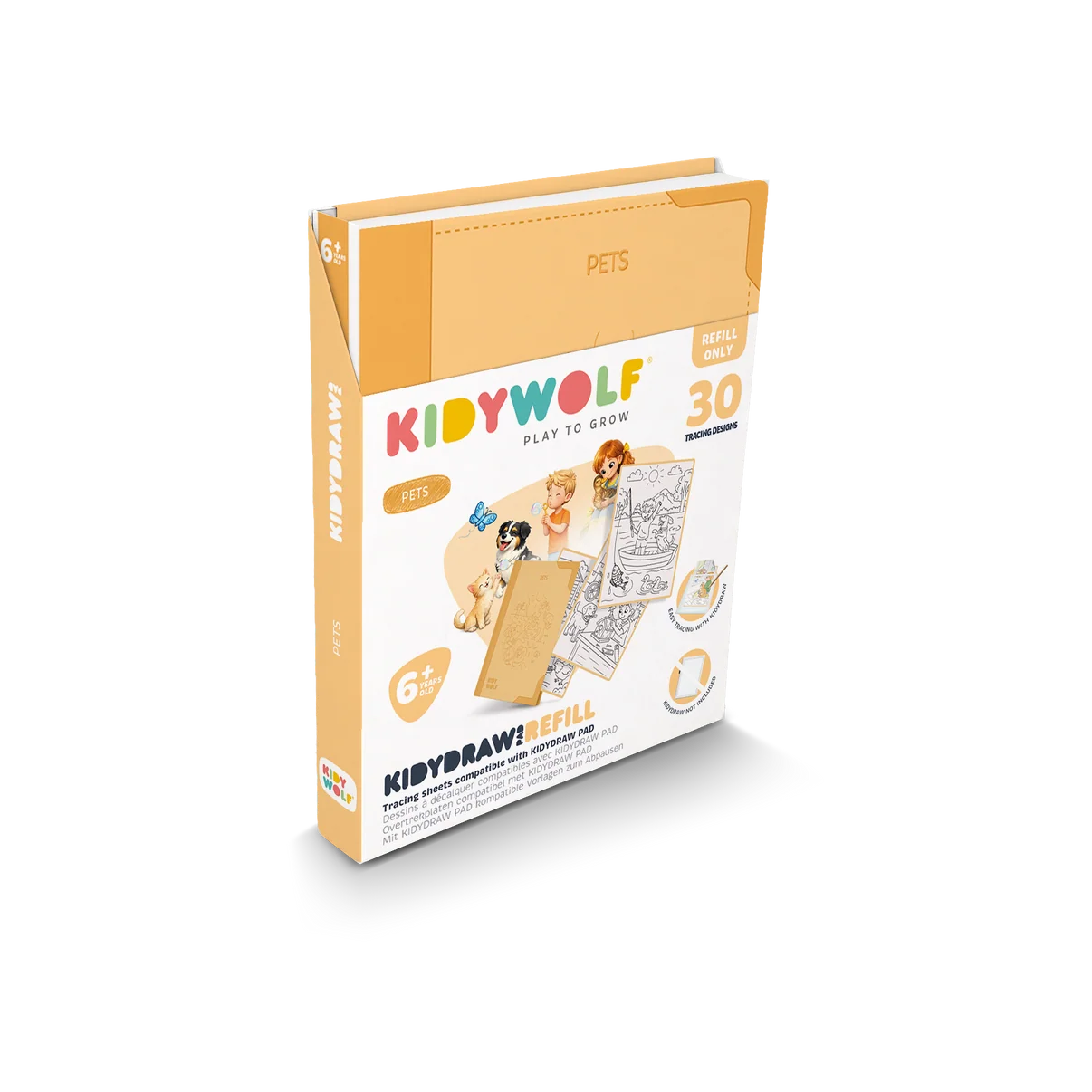 kidydraw padrefill6packsleevepet01.webp